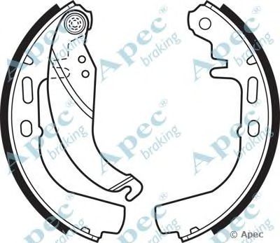 APEC BRAKING shu329 -  Комплект тормозных колодок